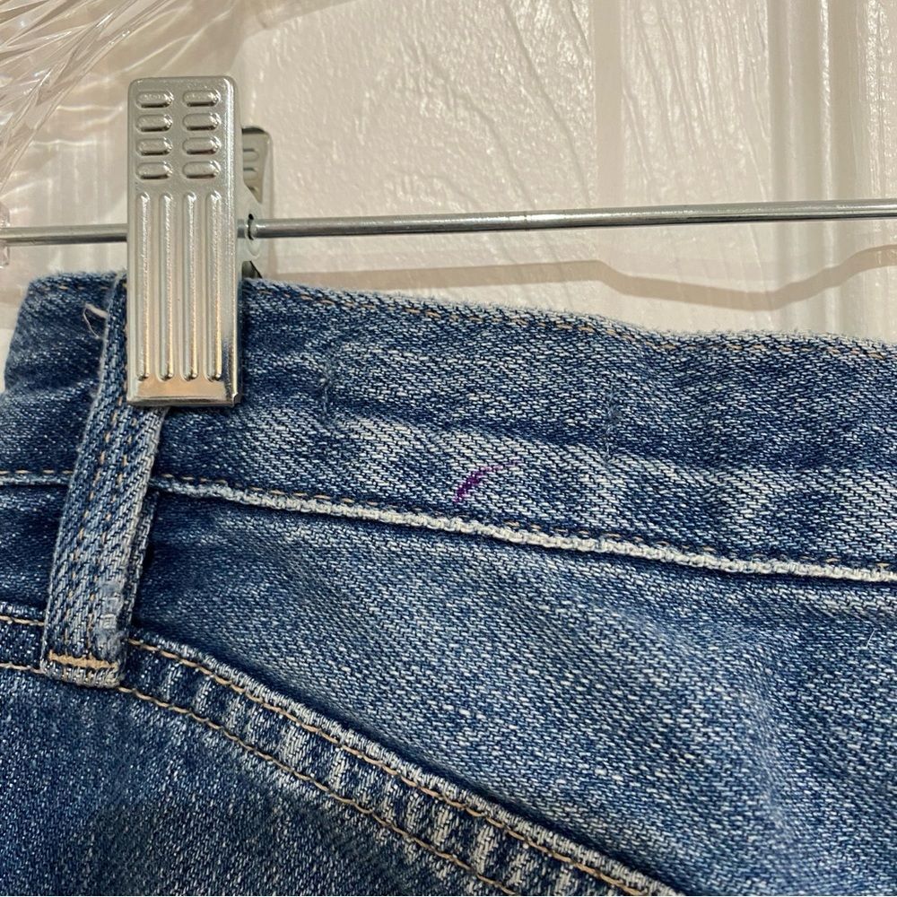 FRAME Denim Le Original Kessler Rips High rise Straight Leg sz 28 - Picture 6 of 13